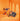 Assorted chocolates and truffles are displayed on orange steps with two decorative round gift boxes, set against an orange background with three large arches. - AI generated text