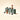 Two wrapped chocolates and four unwrapped chocolate pieces are displayed on and around a rectangular slab of green stone against a beige background. - AI generated text
